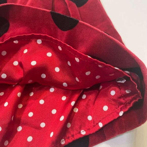 Velour Bubble Skirt with Pleats - Picture 4 of 6